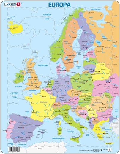 SLAGALICA - Karta Europe A8